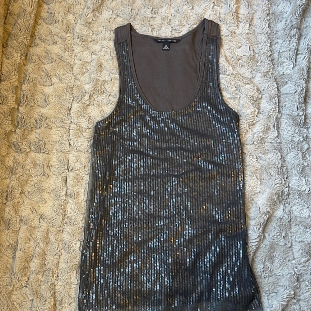 Sparkly ✨ sequence Banana Republic racer back tank